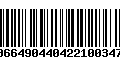 Código de Barras 00664904404221003474