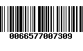 Código de Barras 0066577007309