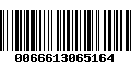 Código de Barras 0066613065164