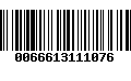 Código de Barras 0066613111076