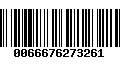 Código de Barras 0066676273261