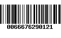 Código de Barras 0066676290121