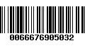 Código de Barras 0066676905032