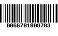 Código de Barras 0066701008783