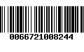 Código de Barras 0066721008244