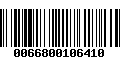 Código de Barras 0066800106410