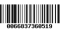 Código de Barras 0066837360519