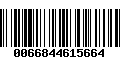 Código de Barras 0066844615664