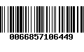 Código de Barras 0066857106449