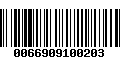 Código de Barras 0066909100203