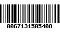 Código de Barras 0067131505408