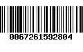 Código de Barras 0067261592804