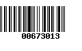 Código de Barras 00673013