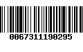 Código de Barras 0067311190295