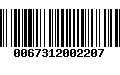 Código de Barras 0067312002207