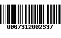 Código de Barras 0067312002337