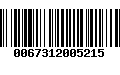 Código de Barras 0067312005215