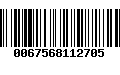 Código de Barras 0067568112705