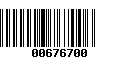 Código de Barras 00676700