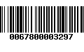 Código de Barras 0067800003297