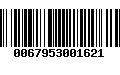 Código de Barras 0067953001621
