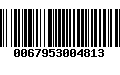 Código de Barras 0067953004813