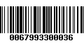 Código de Barras 0067993300036