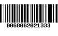 Código de Barras 0068062021333