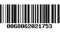 Código de Barras 0068062021753