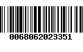 Código de Barras 0068062023351