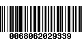 Código de Barras 0068062029339