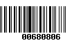 Código de Barras 00680806