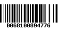 Código de Barras 0068100894776