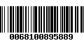 Código de Barras 0068100895889