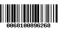 Código de Barras 0068100896268