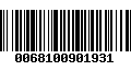 Código de Barras 0068100901931