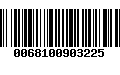 Código de Barras 0068100903225