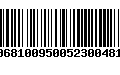 Código de Barras 00681009500523004810