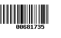 Código de Barras 00681735