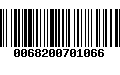 Código de Barras 0068200701066