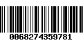 Código de Barras 0068274359781