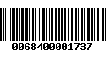 Código de Barras 0068400001737