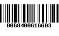 Código de Barras 0068400616603