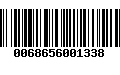 Código de Barras 0068656001338