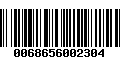 Código de Barras 0068656002304