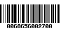 Código de Barras 0068656002700