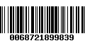 Código de Barras 0068721899839