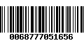 Código de Barras 0068777051656