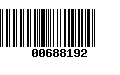 Código de Barras 00688192