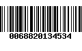 Código de Barras 0068820134534